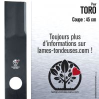 Lame tondeuse. Coupe 45 cm. Toro