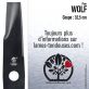 Lame tondeuse. Coupe 32,5 cm. Wolf