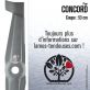 Lame. Coupe 53 cm. Concord