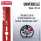 Lame tondeuse. Coupe 42,5 cm. Universelle Orégon. Gator Mulcher™