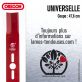 Lame tondeuse. Coupe 47,6 cm. Universelle Orégon. Droite