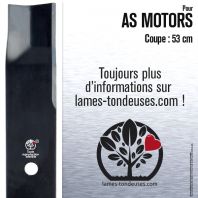 Lame pour AS Motor  6242, 3753. Coupe 53 cm