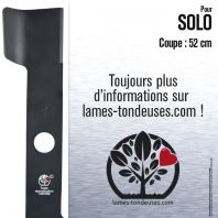 Lame tondeuse. Coupe 52 cm. Solo