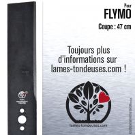 Lame pour Flymo 512 02 20-00. 512 02 20-03/2. 512 61 36-03/2. Coupe 47 cm