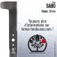 Lame tondeuse. Coupe 52 cm. Sabo