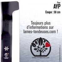 Lame tondeuse. Coupe 50 cm. AYP 427985 