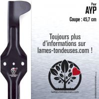 Lame tondeuse. Coupe 45,7cm. AYP 186388
