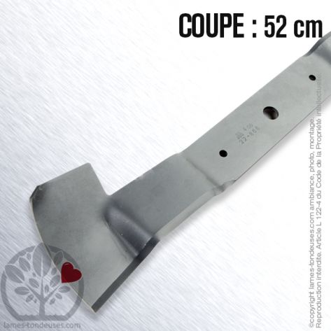 Lame tondeuse. Coupe 52 cm. Alko