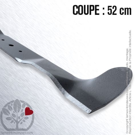 Lame tondeuse. Coupe 52 cm. Axxom