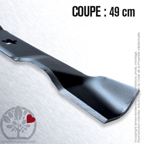 Lame tondeuse. Coupe 49cm. AYP