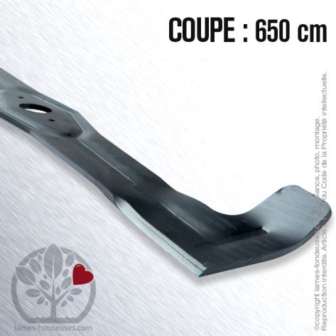 Lame tondeuse. Coupe 650 cm. Etesia