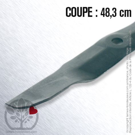 Lame tondeuse. Coupe 48,3 cm. John Deere