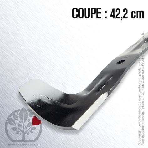 Lame tondeuse. Coupe 42,2 cm. Kubota