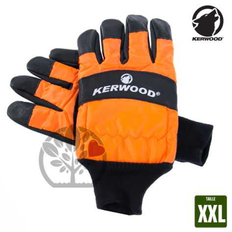 Gants forestier Kerwood renforc&eacute; main gauche. Taille XXL