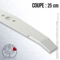 Lame pour Flymo 512617900. 512653500. 512653501/1. Coupe 25 cm