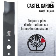 Lame pour Castel Garden  81004365/3. Coupe 43,5 cm