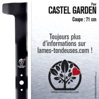 Lame pour Castel Garden84109503/0. Coupe 71 cm