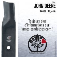 Lame pour John Deere M84472. Coupe 49,5 cm